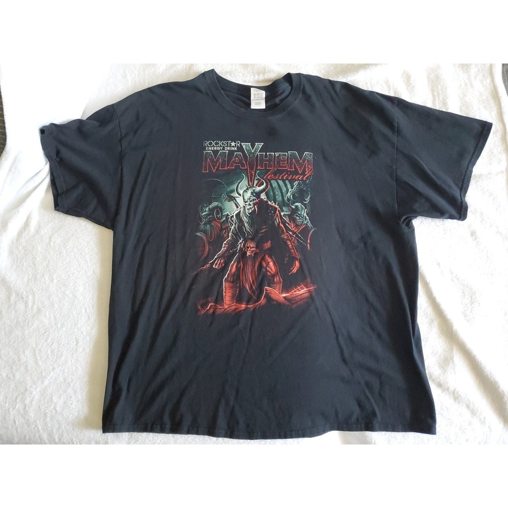 2015 Rockstar Mayhem Festival Shirt Mens 3XL Large Metal Grunge Streetwear XXXL